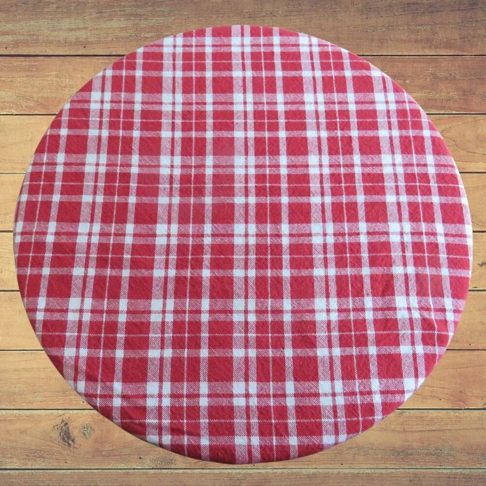 Kitchenaid Reversible Chickens and Red Plaid Mixer Bowl Cover